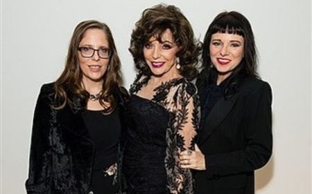 Joan Collins is a mother to three.